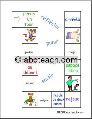 French: Jeu des verbes  “-ir” 2 de 2