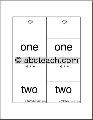 Matching Cards: Bead Bar Number Words (Montessori)