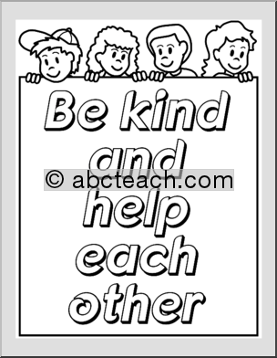 Teaching Extras: Signs: Classroom Signs (Be Kind)