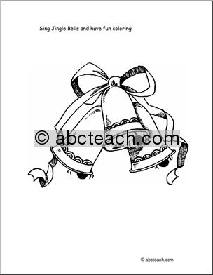 Coloring Page: Christmas – Bells