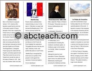 Bookmarks: French Cultural Icons in English  (high school)
