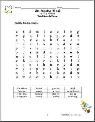 Book: The Missing Tooth (primary)