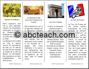 French: Bookmarks – Cultural Icons 2