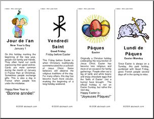 Bookmarks: French Holidays