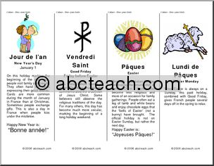 Bookmarks: French Holidays