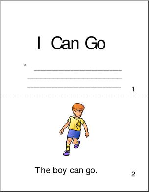 Early Reader: The, Can, Go (color version)