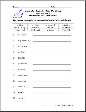 Book: Mr. Putter and Tabby Write the Book (elem)