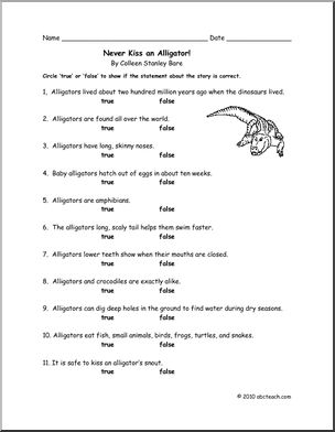 Book: Never Kiss an Alligator (primary)
