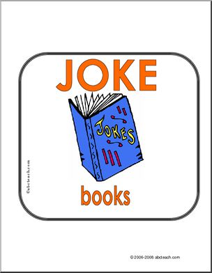 Sign: Books by Genre – Joke Books