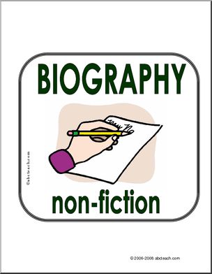 Sign: Books by Genre – Biography (non-fiction)
