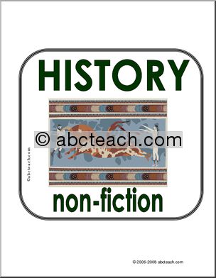 Sign: Books by Genre – History (non-fiction)