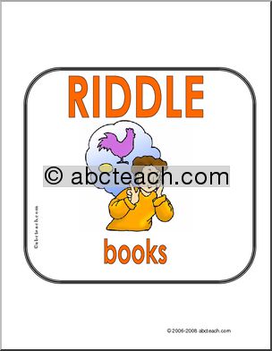 Sign: Books by Genre – Riddles