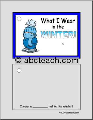 Booklet: Winter Clothes (primary)