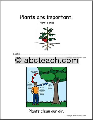 Booklet: Plants Are Important (color)