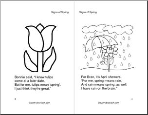 Booklet: Signs of Spring (primary)