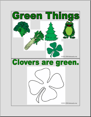 Green Things (Booklet)’ Coloring Pages