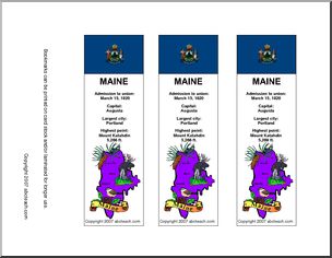 Bookmark: U.S. States – Maine