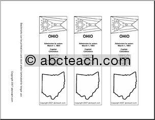 Bookmark: U.S. States – Ohio (b/w)