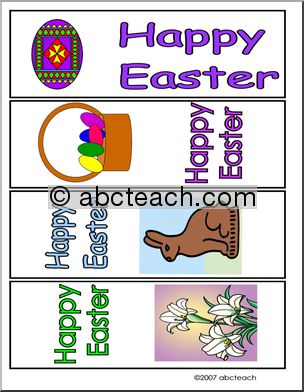 Bookmarks: Easter (color)