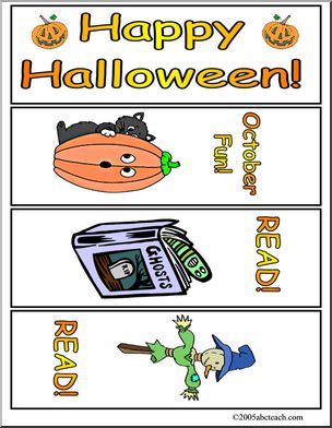 Bookmarks: Halloween