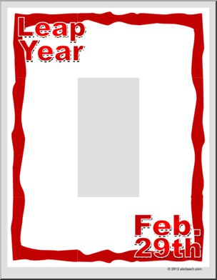 Border Paper: Leap Year