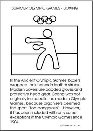 Olympic Events: Boxing Reading Comprehension (elem)