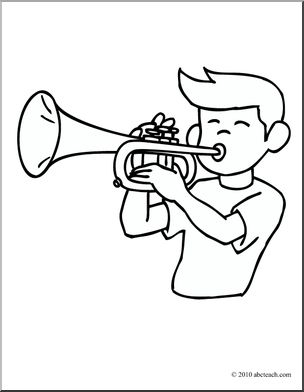 trumpet coloring