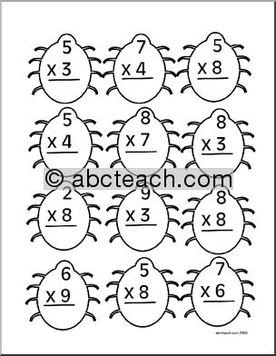 Practice (up to 9) Multiplication