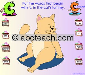 Interactive: Notebook: Phonics: Letter “C” (Identify)