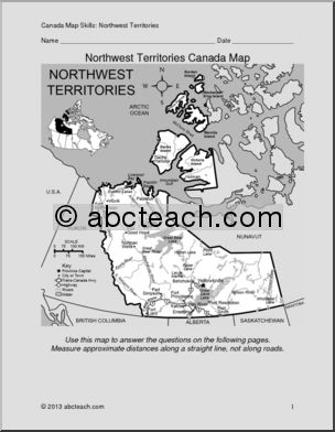 Map Skills: Northwest Territories, Canada (with map)