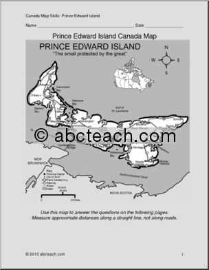 Map Skills: Prince Edward Island, Canada (with map)