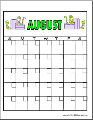 Calendar: August