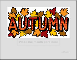 Calendar: Fall (header) (color)