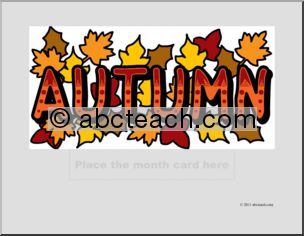 Calendar: Fall (header) (color)