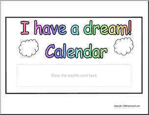 Calendar: I have a dream (header)