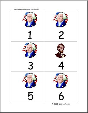 Calendar: February (days)