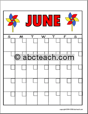 Calendar: June