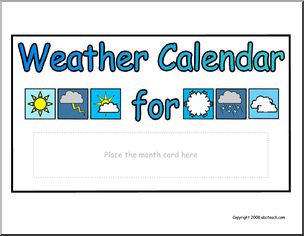 Calendar: Weather header (color)