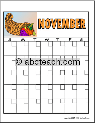 Calendar: November