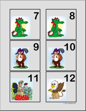 Calendar: Patterned Fairy-Tale Characters Theme (Days)