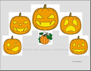 Calendar: Pumpkin Theme (header)
