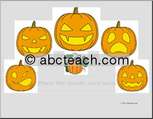 Calendar: Pumpkin Theme (header)