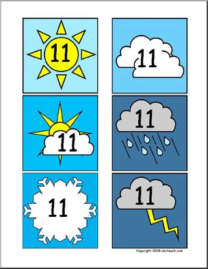 Calendar Set: Weather (11-15 )