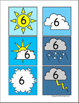 Calendar Set: Weather ( 6-10 )