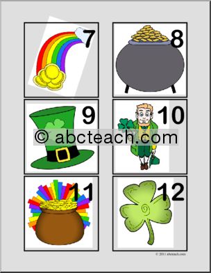 Calendar: St. Patrick’s Day Theme Patterned Day Set