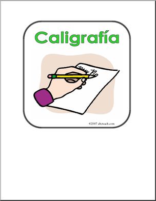 Spanish: Poster – CaligrafÃŒa (elementaria)