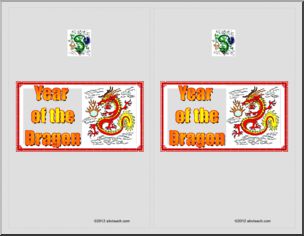 Candy Wrapper: Year of the Dragon (color)