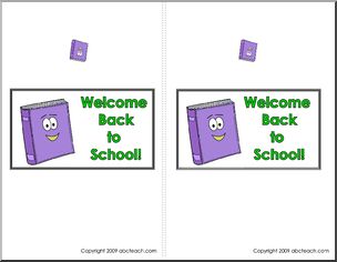 Candy Wrapper: Welcome Back to School!