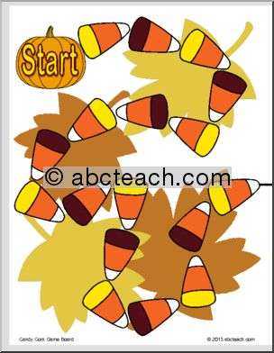 Game Board: Candy Corn (color)