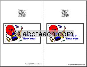 Candy Wrapper: Happy New Year! 1(color)